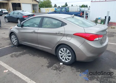 2011 Hyundai Elantra Gls from USA, damaged, VIN 5NPDH4AE0BH037065